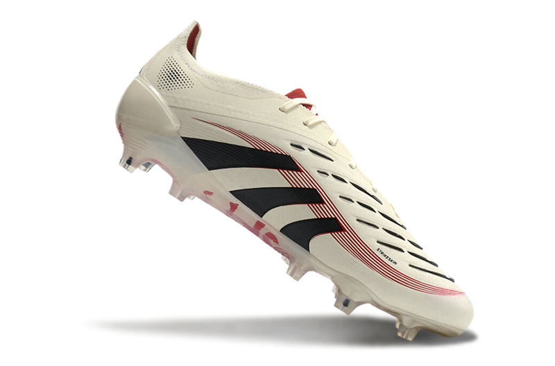 CHUTEIRA ADIDAS PREDATOR TONGUE FG ELITE - Branca/Preta