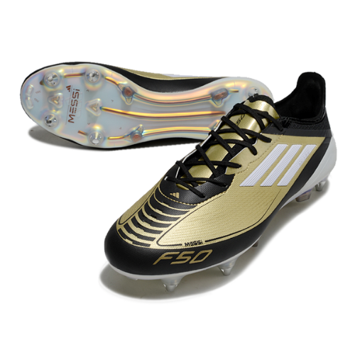 CHUTEIRA ADIDAS F50 SG ELITE - DOURADA - ED. MESSI