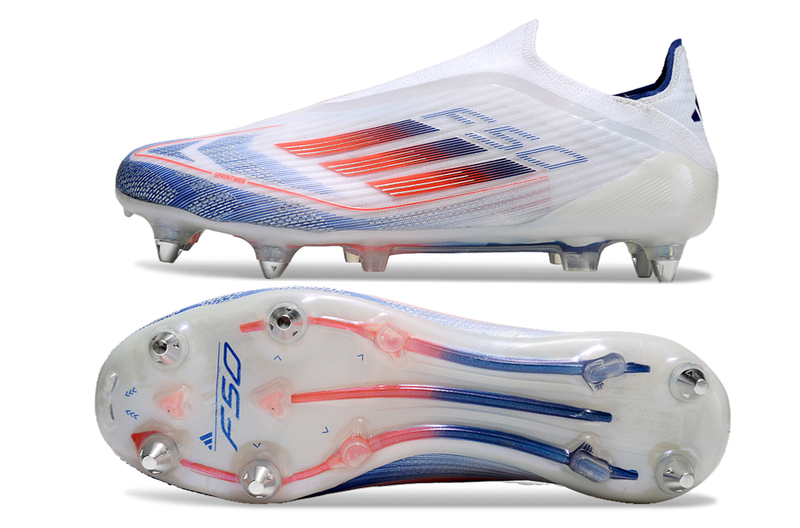 CHUTEIRA ADIDAS F50 SG ELITE - AZL/BRANCA