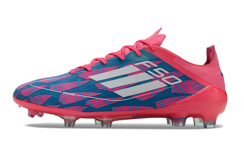 CHUTEIRA ADIDAS F50 ELITE FG - Azul/Rosa