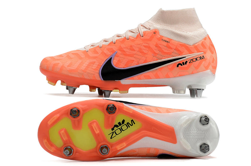 CHUTEIRA NIKE MERCURIAL AIR ZOOM SG ELITE - LARANJAS