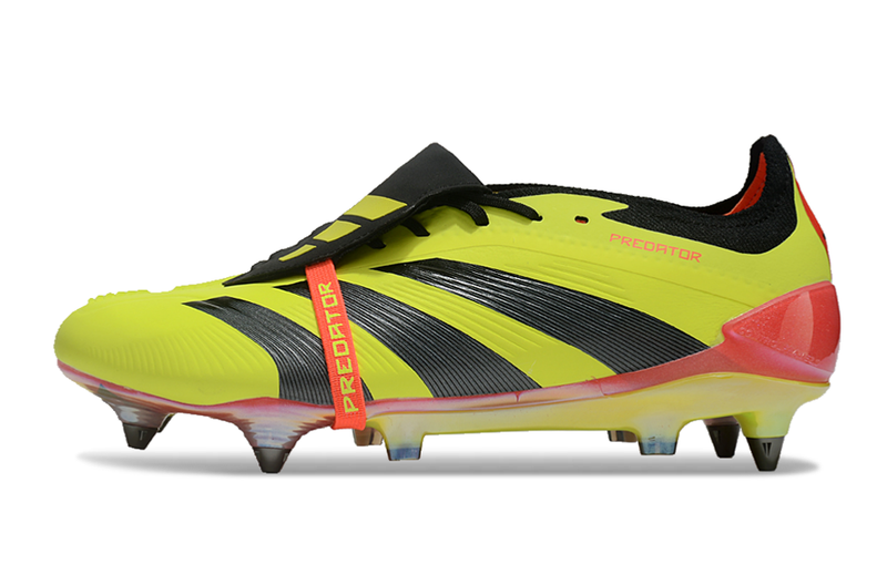 CHUTEIRA ADIDAS PREDATOR TONGUE SG ELITE - AMARELA/PRETA