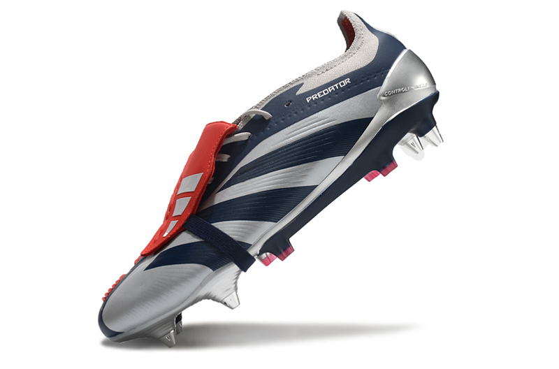 CHUTEIRA ADIDAS PREDATOR TONGUE SG ELITE - CINZA/PRETA