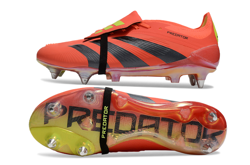 CHUTEIRA ADIDAS PREDATOR TONGUE SG ELITE - VERMELHA