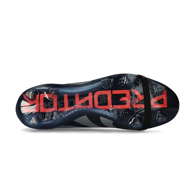 CHUTEIRA ADIDAS PREDATOR FG ELITE - Preta/Vermelha - Stealth Pack