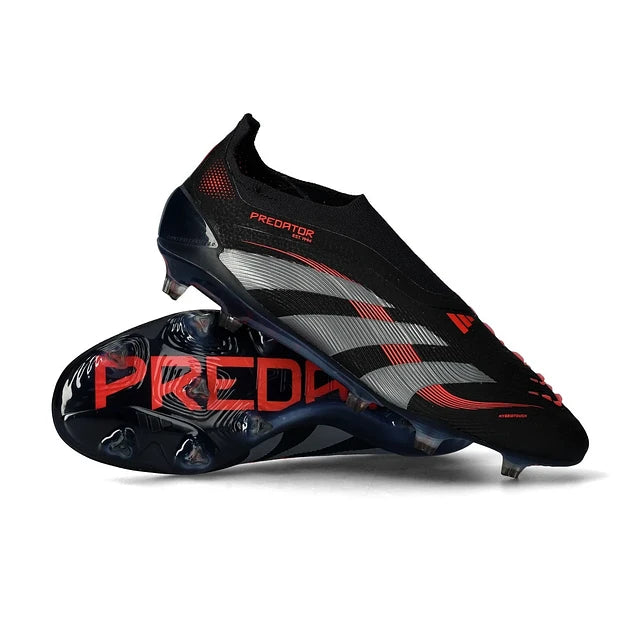 CHUTEIRA ADIDAS PREDATOR FG ELITE - Preta/Vermelha - Stealth Pack