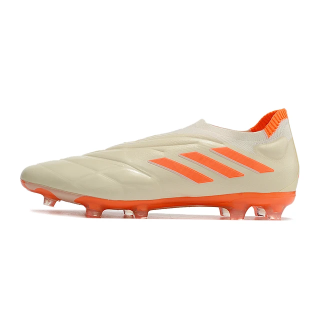 Chuteira Adidas Copa Purefirm Elite FG - Branca/Laranja