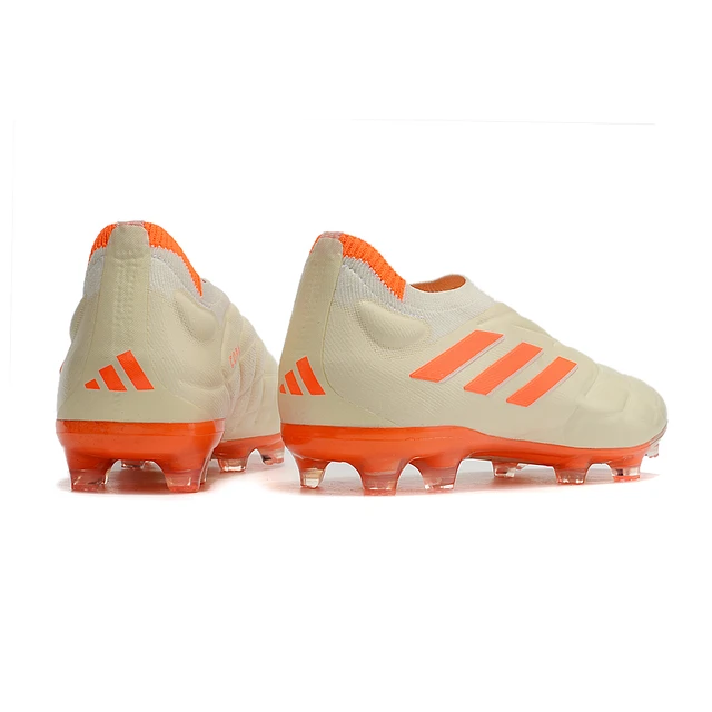 Chuteira Adidas Copa Purefirm Elite FG - Branca/Laranja