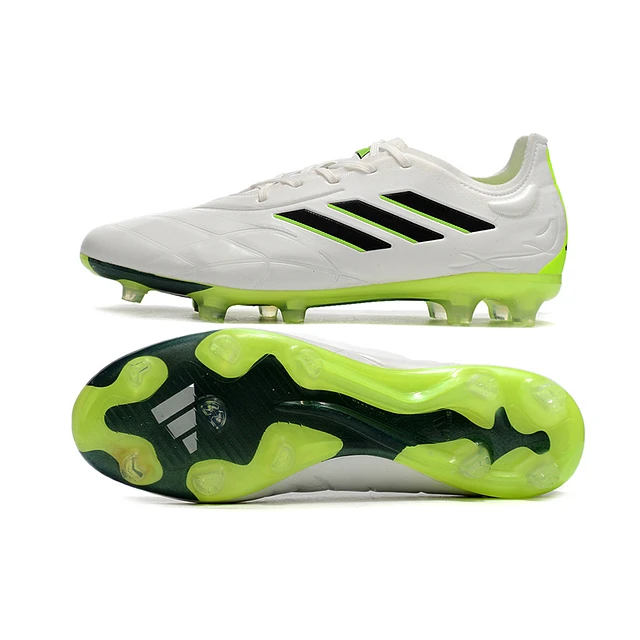 Chuteira Adidas Copa Purefirm Elite FG - Branca/Verde