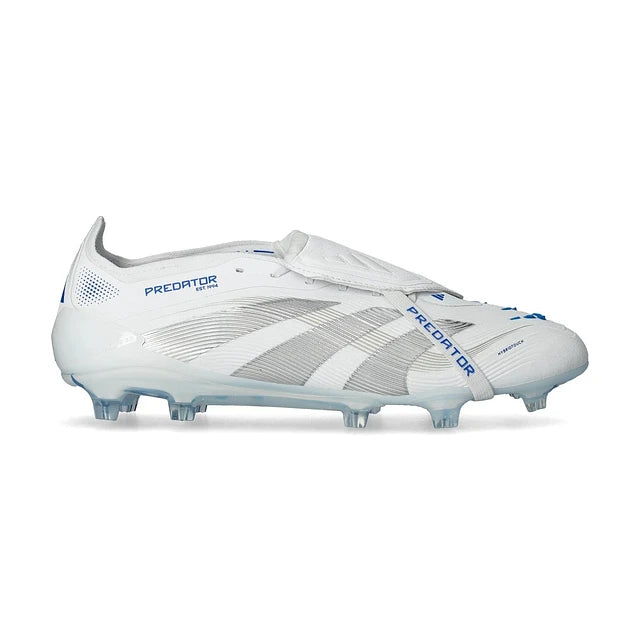 Chuteira Adidas Predator Elite LL FG - Polar Pack - Branca/Azul