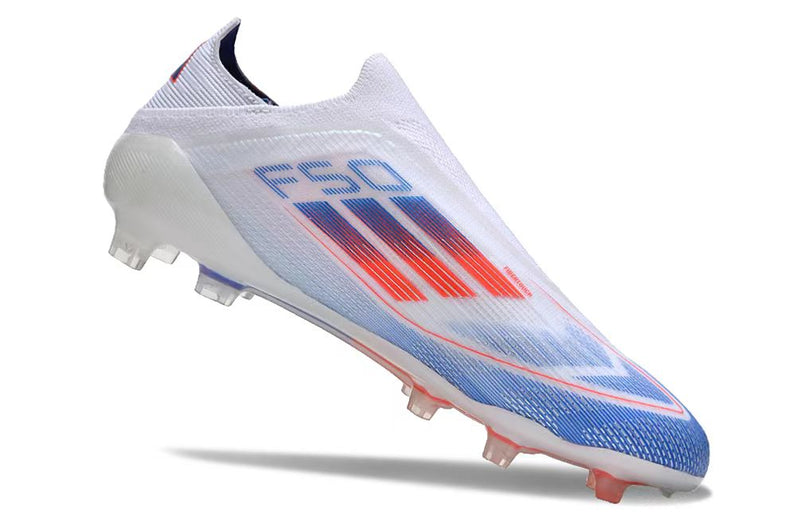 CHUTEIRA ADIDAS F50 ELITE FG - Branca/Azul