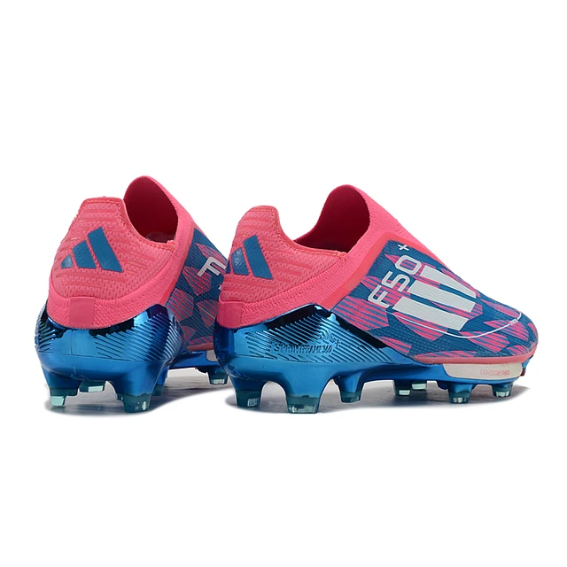 CHUTEIRA ADIDAS F50 ELITE FG - Azul/Rosa