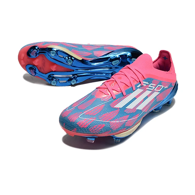 CHUTEIRA ADIDAS F50 ELITE FG - Azul/Rosa