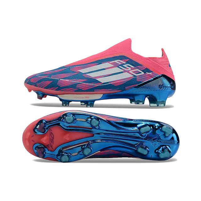 CHUTEIRA ADIDAS F50 ELITE FG - Azul/Rosa