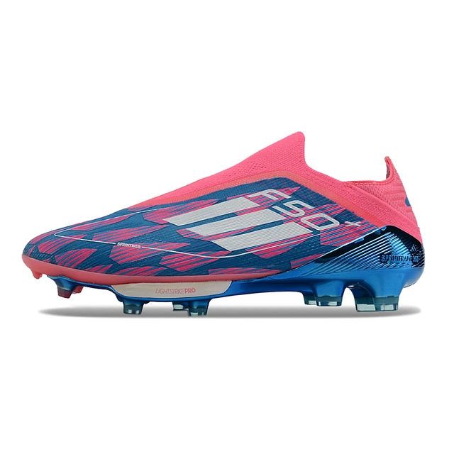 CHUTEIRA ADIDAS F50 ELITE FG - Azul/Rosa