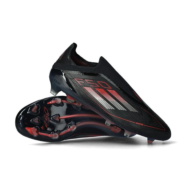 CHUTEIRA ADIDAS F50 FG ELITE - Preta/Vermelha