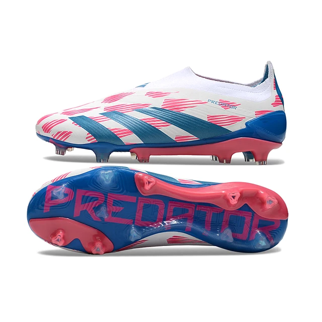 CHUTEIRA ADIDAS PREDATOR TONGUE FG ELITE - Azul/Rosa