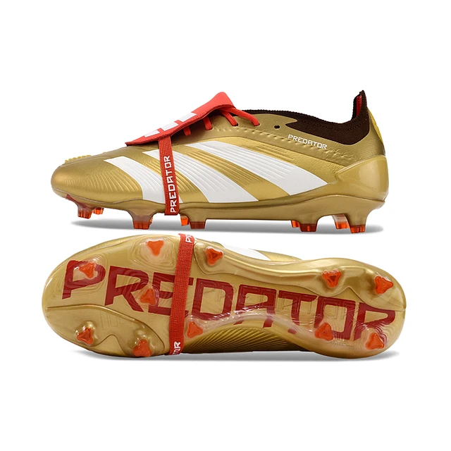 CHUTEIRA ADIDAS PREDATOR ACCURACY FG ELITE - Dourada