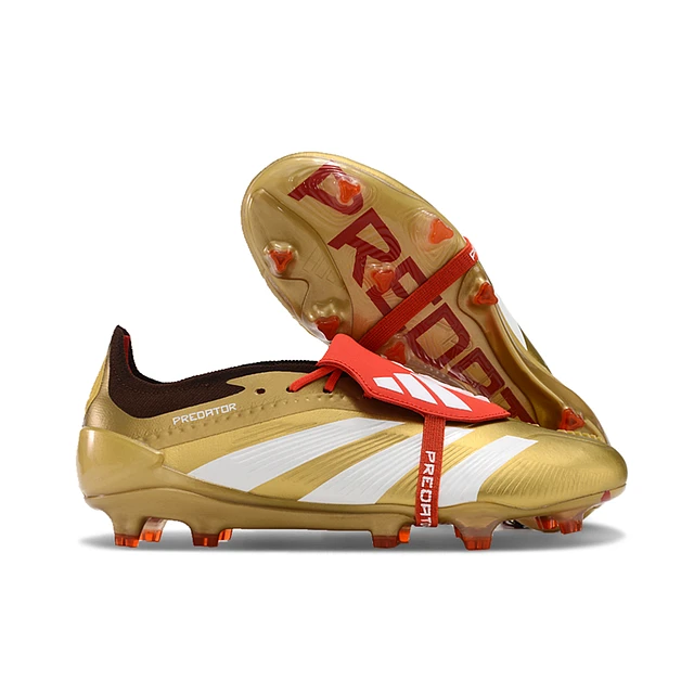 CHUTEIRA ADIDAS PREDATOR ACCURACY FG ELITE - Dourada