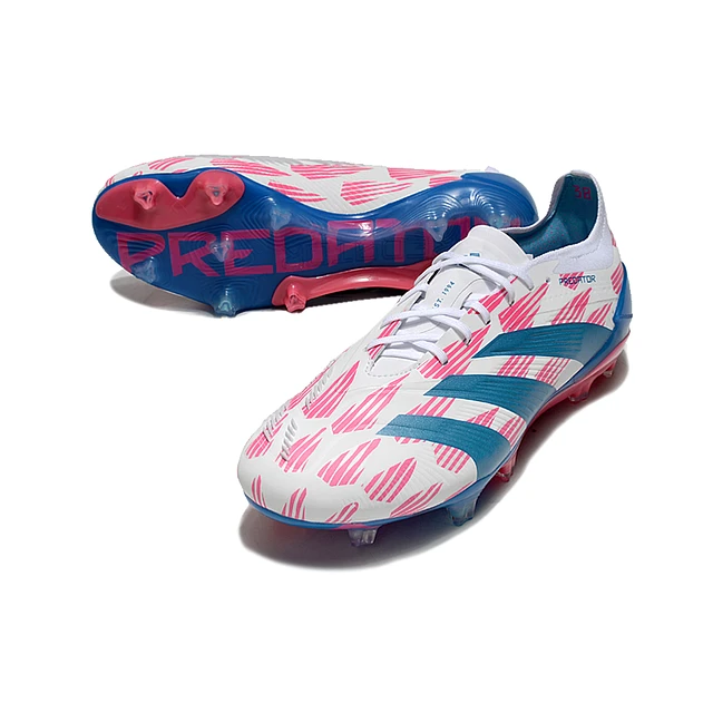 CHUTEIRA ADIDAS PREDATOR TONGUE FG ELITE - Azul/Rosa