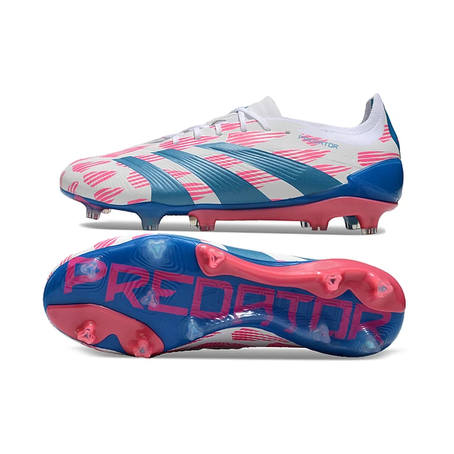 CHUTEIRA ADIDAS PREDATOR TONGUE FG ELITE - Azul/Rosa