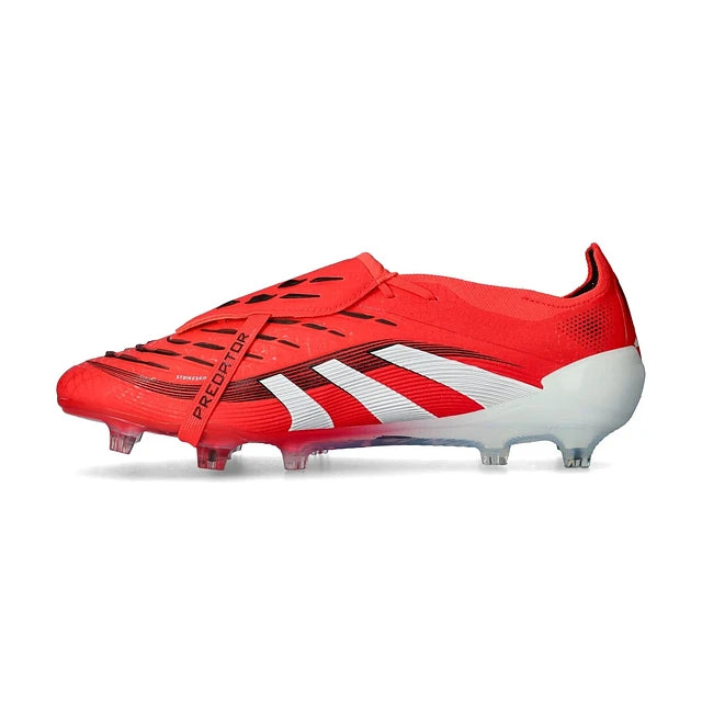 CHUTEIRA ADIDAS PREDATOR TONGUE FG ELITE - Vermelha/Branca