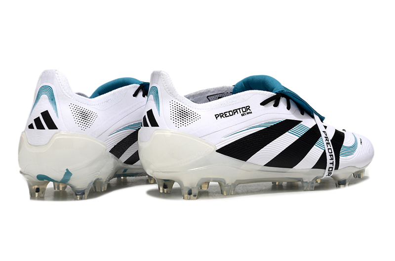 CHUTEIRA ADIDAS PREDATOR TONGUE FG ELITE - Branca/Azul