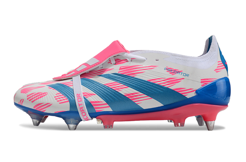 CHUTEIRA ADIDAS PREDATOR TONGUE SG ELITE - AZUL/ROSA